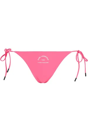 Karl Lagerfeld Bikini bottom con estampado Rue St-Guillaume