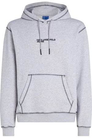 Karl Lagerfeld Hoodie con logo bordado