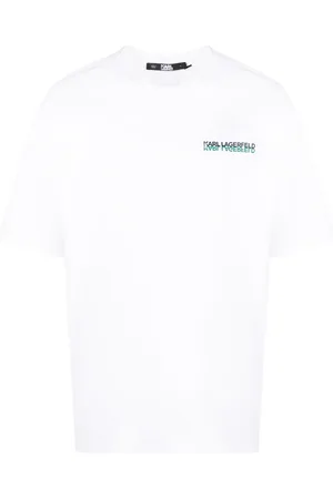 Karl Lagerfeld Playera con logo estampado