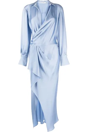 Simkhai Vestido Talita midi drapeado