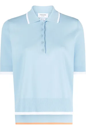 Thom Browne Playera tipo polo con costuras