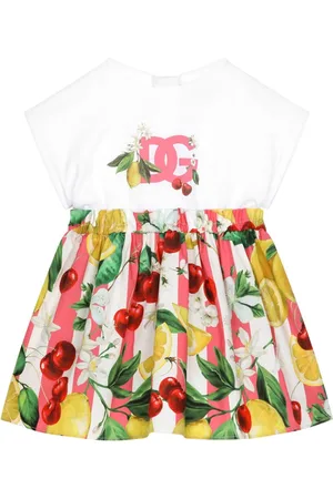 Dolce & Gabbana Vestido con frutas estampadas