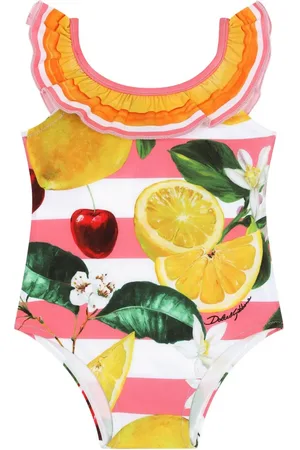 Dolce & Gabbana Traje de baño con frutas estampadas
