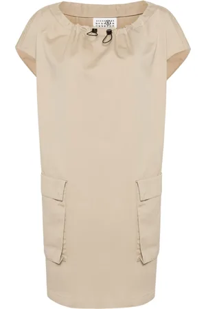 Maison Margiela Vestido corto de popelina