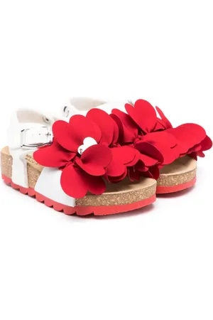 MONNALISA Sandalias con apliques de flor