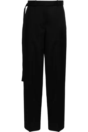 Rohe Pantalones anchos con cinturón