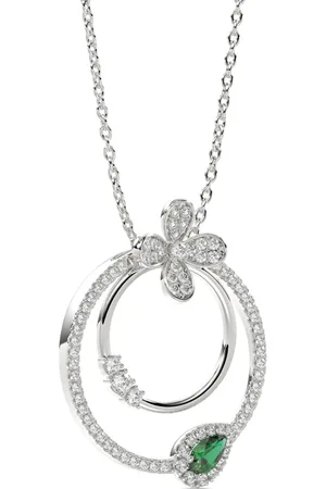 Marchesa Notte Collar Floral en oro de 18kt con diamante