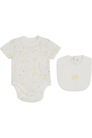 OFF-WHITE Set de mameluco con estampado gráfico