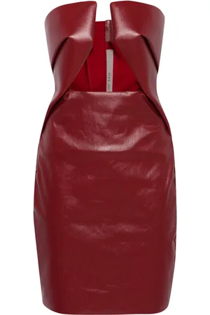 Rick Owens Vestido corto revestido Prong