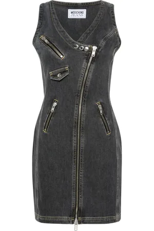 Moschino Vestido corto con detalle de cierre