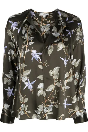 Vince Blusa de seda Bellflower