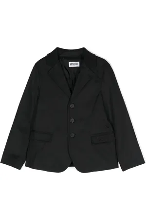 Moschino Blazer con logo bordado