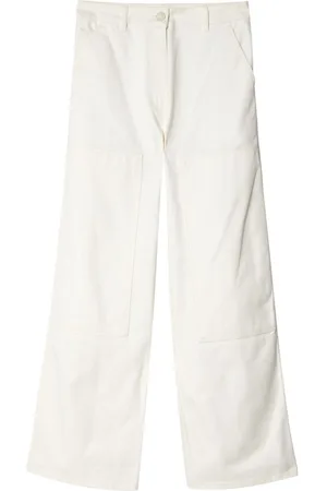 Cecilie Bahnsen Pantalones rectos con doble rodilla