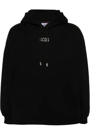 GCDS Hoodie con logo y detalles de cristal