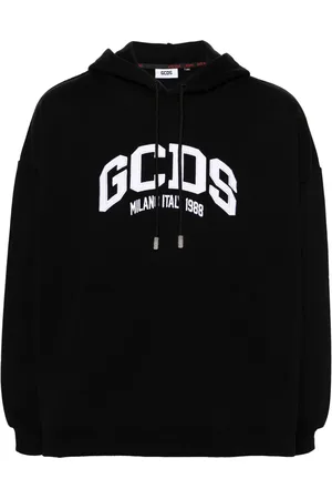 GCDS Hoodie con logo bordado