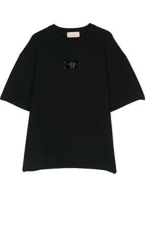 Elisabetta Franchi Playera con aplique del logo