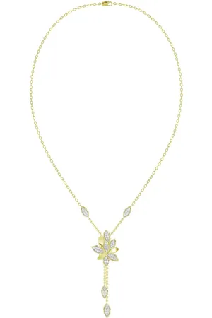 Marchesa Notte Collar floral en oro amarillo de 18kt con diamantes
