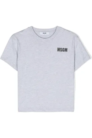 Msgm Playera con logo estampado