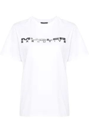 MUGLER Playera con logo Executive estampado