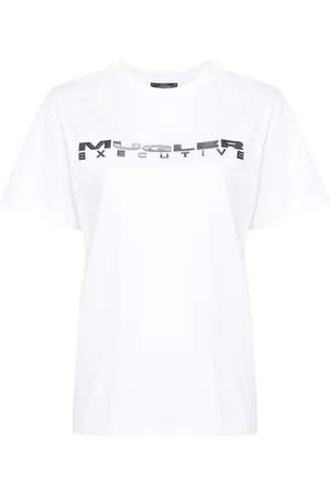 MUGLER Playera con logo Executive estampado