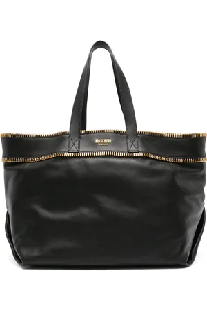 Moschino Tote con detalle de cierre
