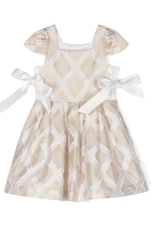 Mimisol Vestido acampanado con detalle de moño