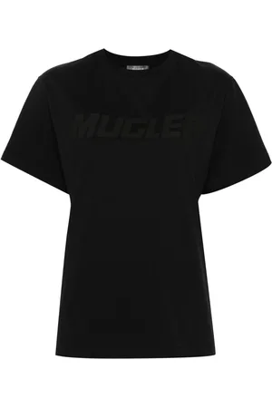 MUGLER Playera con logo estampado