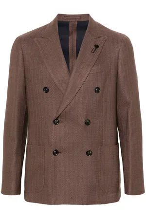 LARDINI Blazer con doble botonadura