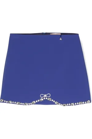 Elisabetta Franchi Falda con detalles de strass