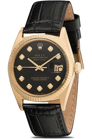 Lizzie Mandler Reloj de 36mm Rolex Oyster Perpetual Datejust personalizable
