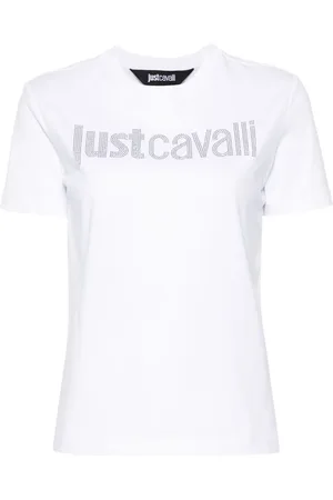 Roberto Cavalli Playera con detalles del logo