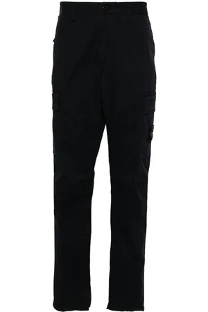 Stone Island Pantalones rectos con motivo Compass