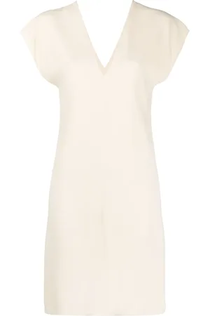 The Row Vestido recto con cuello en V