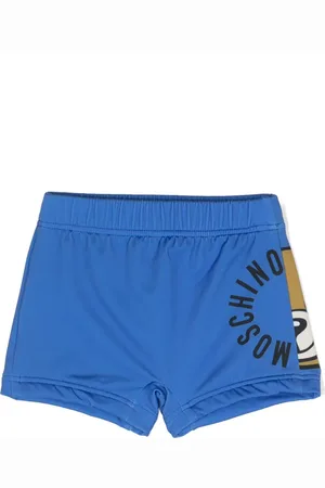Moschino Shorts de playa con logo estampado