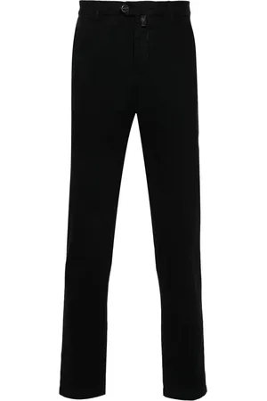 Kiton Pantalones chinos rectos con tiro medio