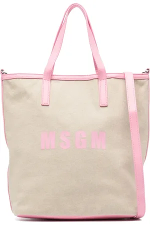 Msgm Tote pequeña con logo estampado