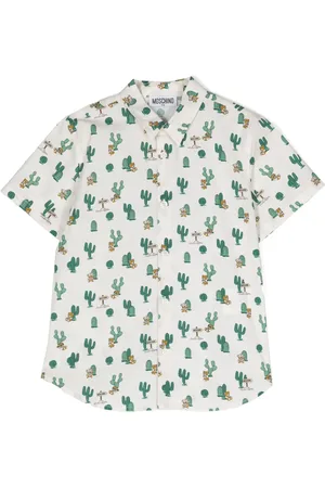 Moschino Camisa con cactus estampado