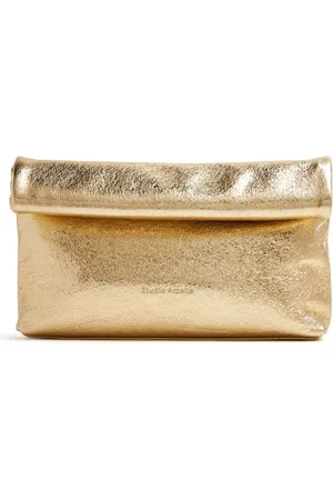 Studio Amelia Bolsa de mano plegable con efecto metalizado