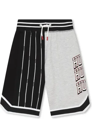 HUGO BOSS Shorts deportivos con diseño color block