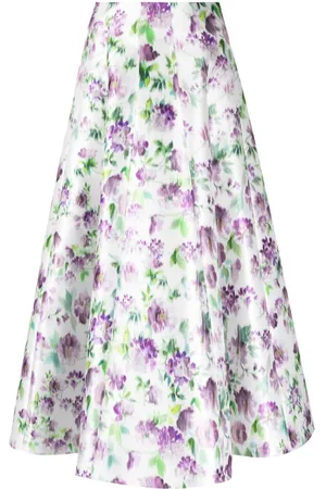 Serafini Falda con estampado floral
