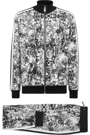Philipp Plein Pants con estampado Tattoo