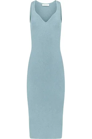 Nina Ricci Vestido midi con escote corazón