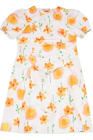 Marni Vestido de popelina Sunny Day con estampado floral