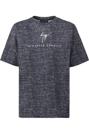 Giuseppe Zanotti Playera manga corta con logo estampado
