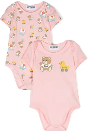 Moschino Set de dos bodies con motivo Teddy Bear y Duck