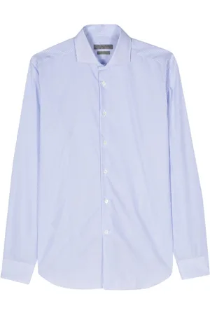 corneliani Camisa con rayas estampadas