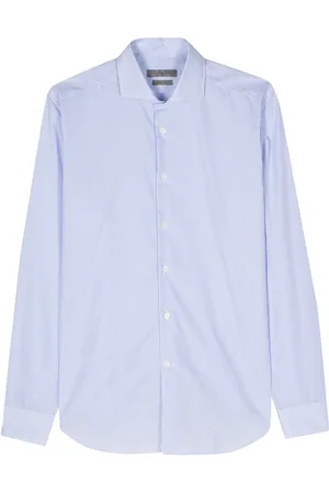 corneliani Camisa con rayas estampadas