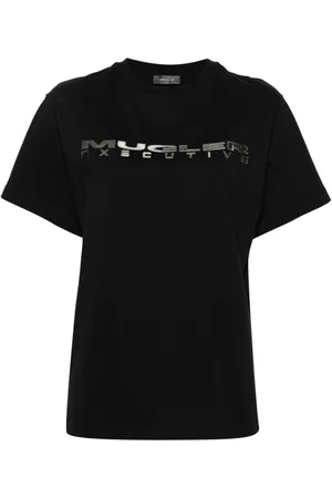 MUGLER Playera con logo Executive estampado