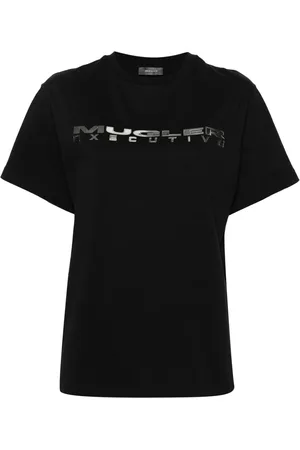 MUGLER Playera con logo Executive estampado