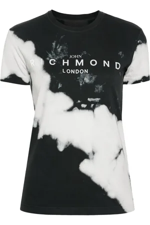 John Richmond Playera con logo estampado
